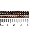 Natural Mahogany Obsidian Beads Strands G-K365-C07-01-5