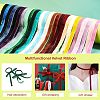 60 Yards Single Face Velvet Ribbon OCOR-WH0071-02-4