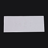 Plastic Necklace Chain Adhesive Pouch for Necklace Display Cards LS-AJEW-P088-01C-2