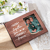 MDF Wood Photo Frames DIY-WH0231-049-6