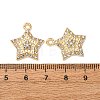 Alloy Pendants with Rhinestone X1-FIND-H051-09G-3
