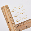 10 Pairs Rack Plating Brass Micro Pave Cubic Zirconia Earrings Hooks FIND-DC0003-48-3