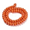 Porcelain Rondelle Beads PORC-Q001-01A-3