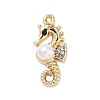 Alloy Rhinestone Pendants ALRI-D303-16G-02-1