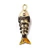 Rack Plating Brass Pendants KK-A268-05G-B02-1