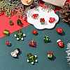 26Pcs 13 Styles Handmade Lampwork Beads LAMP-FS0001-75-4