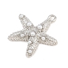 Brass & ABS Plastic Imitation Pearl Pendants PL-CBAB484-06P-2