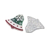 Christmas Themes Opaque Printed Acrylic Pendants LS-OACR-B037-01-2
