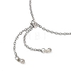 304 Stainless Steel Cable Chain Ball Link Chain Bracelet Making AJEW-JB01458-02-3