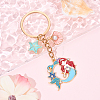 Brass & Alloy Enamel Keychain KEYC-YW00160-02-1