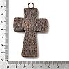 Tibetan Style Pendant Cabochon Enamel Settings TIBEP-4479-R-LF-3