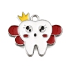 Alloy Enamel Pendants FIND-E049-08B-P-1