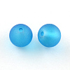 Transparent Frosted Glass Beads FGLA-MSMC0002-01-M-2
