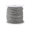 Tarnish Resistant 304 Stainless Steel Cable Chains CHS-R003-0.5mm-4