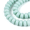 Opaque Spray Painted Glass Beads GLAA-ZX008-8mm-18A-3