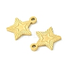 Ion Plating(IP) 304 Stainless Steel Manual Polishing Charms STAS-C075-14G-2