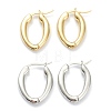 Brass Hoop Earrings EJEW-A058-27-1