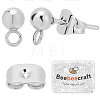 304 Stainless Steel Stud Earring Findings STAS-BBC0008-36C-1