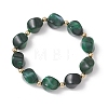 Acrylic Imitation Gemstone Beads Stretch Bracelets for Women BJEW-JB13236-03-2
