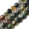 Natural Indian Agate Bead Strands G-R190-11-1