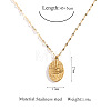 304 Stainless Steel Pendant Necklaces WGFEF8E-09-1