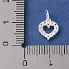 S925 Sterling Silver Pendant STER-H115-06S-3