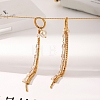 304 Stainless Steel Pave Clear Cubic Zirconia Hoop Earrings WG6C0B9-01-4