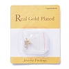 Brass Stud Earrings Findings X-KK-S345-194-3