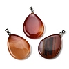 Natural Red Agate(Dyed & Heated) Pendants G-F820-14P-01-1