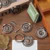 8Pcs Flower Zinc Alloy Cabinet Handles AJEW-FH0006-30B-5