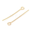 Brass Eye Pins KK-N254-48B-G-2