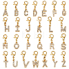 26Pcs Alloy Rhinestone Pendant Decorations HJEW-FH00326-1