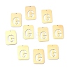 Ion Plating(IP) 304 Stainless Steel Pendants STAS-K216-49G-G-2