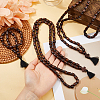 6Pcs 3 Style Natural Wood Bead Necklaces NJEW-DC00016-3