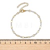 2Pcs 2 Colors 304 Stainless Steel Figaro Chains Bracelet Sets BJEW-JB14356-03-5