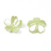 Spray Paint ABS Plastic Imitation Pearl Beads X-MACR-N013-002-5