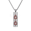 Titanium Steel Perfume Bottle Necklaces PW-WG16277-01-1