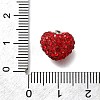 Rhinestone Clay Brass Beads KK-D295-09P-3