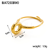 304 Stainless Steel Loop Ring Base STAS-OY019-72G-2