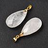 Natural Quartz Crystal Pendants G-L614-D03-G01-2