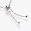 Long-Lasting Plated Adjustable Brass Slider Bracelets LS-BJEW-P165-02A-4