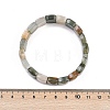 Natural Rutilated Quartz Gemstone Beaded Stretch Bracelets for Women Men BJEW-M049-18B-5