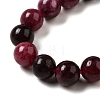 Dyed Natural Malaysia Jade Beads Strands G-G021-02B-20-3