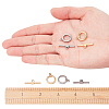 PVD Vacuum Plating 304 Stainless Steel Toggle Clasps STAS-UN0010-36-3
