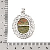 Natural Unakite Pendants G-A226-03P-03-3