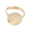 Adjustable Brass Pad Ring Setting KK-K414-01A-G-2