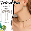 15Pcs Alloy Micro Pave Cubic Zirconia Pendants FIND-ME0001-68-2