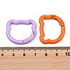 Spray Painted Alloy Spring Gate Rings FIND-T073-01M-3