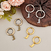 6Pcs 3 Colors Boot Alloy Shoe Charms HJEW-AB00734-3