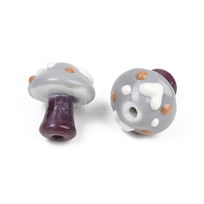 Handmade Lampwork Enamel Beads LAMP-B055-02H-1